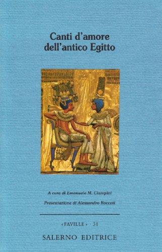 Canti d'amore dell'antico Egitto - copertina