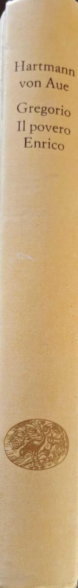 Gregorio e Il povero Enrico - Hartmann von Aue - copertina
