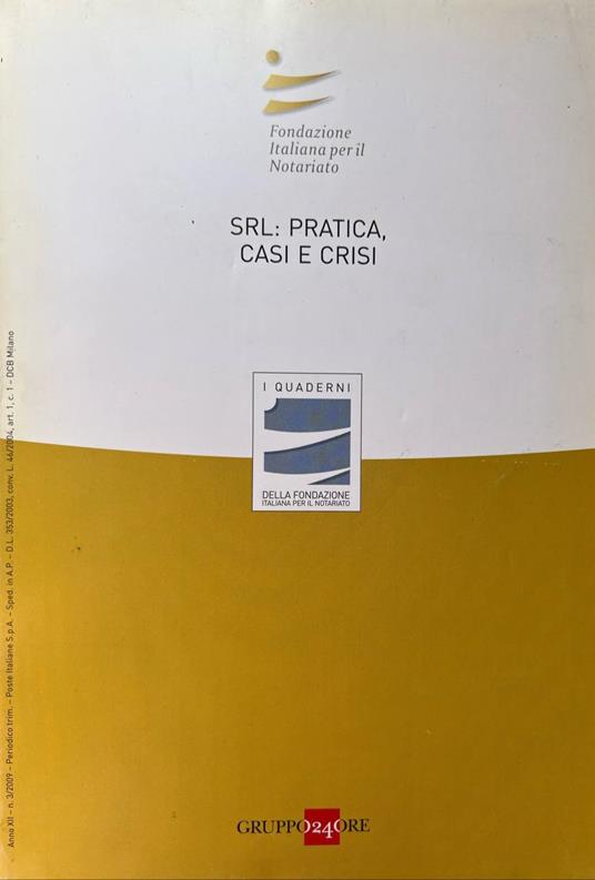 SRL: pratica, casi e crisi - copertina