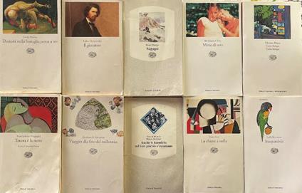 Lotto di 10 libri della Collana "Tascabili Einaudi". Vedi descrizione - copertina