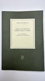 Guida all'archivio storico della camera