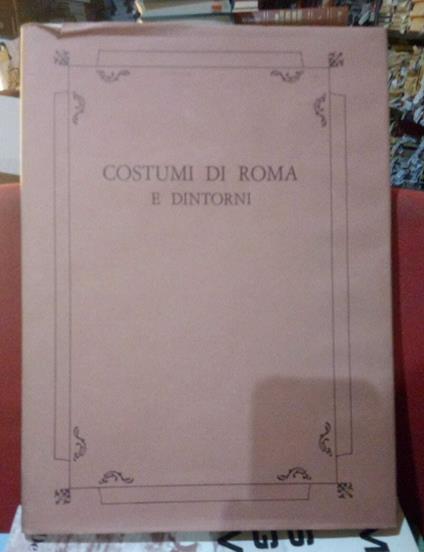 Costumi di Roma e dintorni - Valerio Mariani - copertina