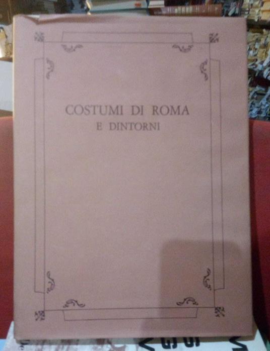 Costumi di Roma e dintorni - Valerio Mariani - copertina