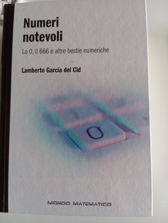 Numeri notevoli - copertina