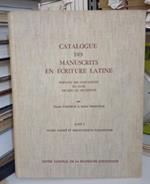 Catalogue des manuscrits en écriture latine, tome I: Texte