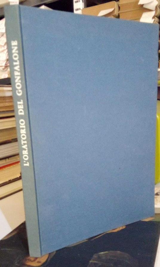 L' oratorio del Gonfalone - Alessandra Molfino - copertina