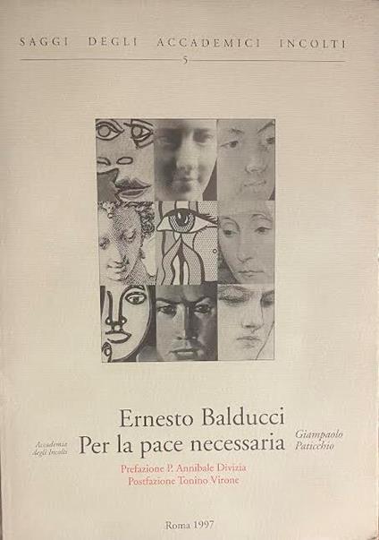 Ernesto Balducci. Per la pace necessaria - copertina
