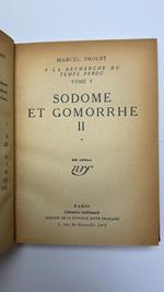 Sodome et gomorrhe II. 3 tomi