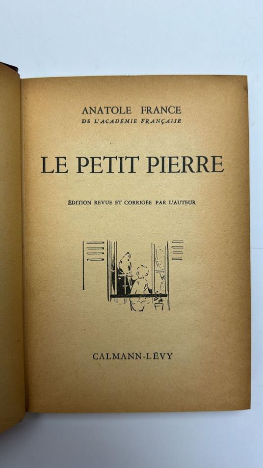Le petit Pierre - Anatole France - copertina