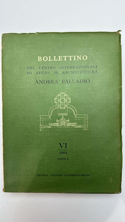 Bollettino del Centro Internazionale di Studi d'Architettura - Andrea Palladio - copertina