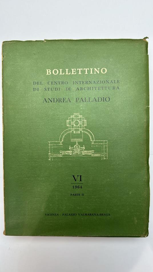 Bollettino del Centro Internazionale di Studi d'Architettura - Andrea Palladio - copertina