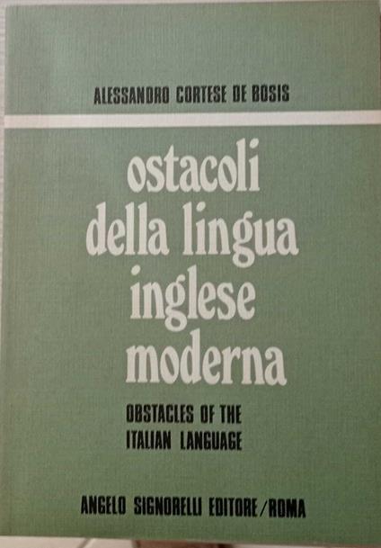 Ostacoli della lingua inglese moderna - copertina