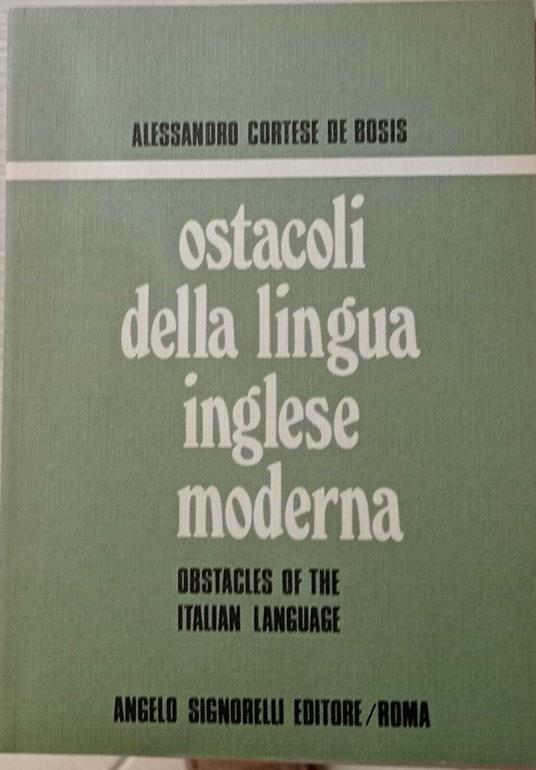 Ostacoli della lingua inglese moderna - copertina