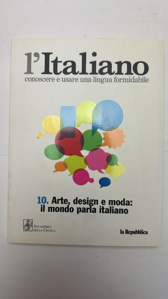 L' italiano. Conoscere e usare una lingua formidabile. Vol. 10 - copertina