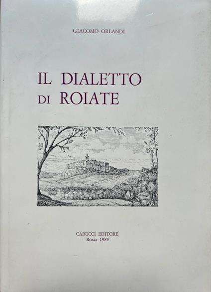 Il dialetto di Roiate - copertina