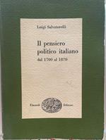 Il pensiero politico italiano dal 1700 al 1870