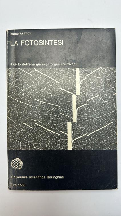 La fotosintesi - Isaac Asimov - copertina