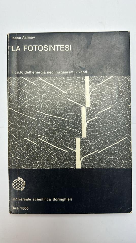 La fotosintesi - Isaac Asimov - copertina