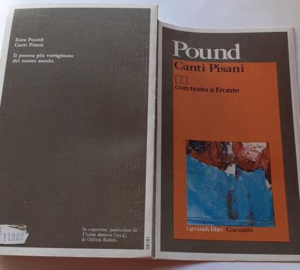 Canti Pisani - Ezra Pound - copertina