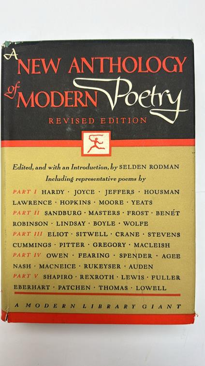 A New Anthology of Modern Poetry - copertina