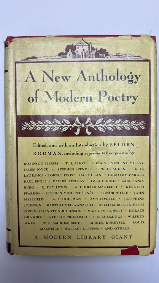 A New Anthology of Modern Poetry - copertina