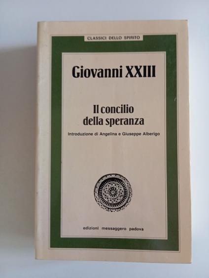 Il concilio della speranza - copertina