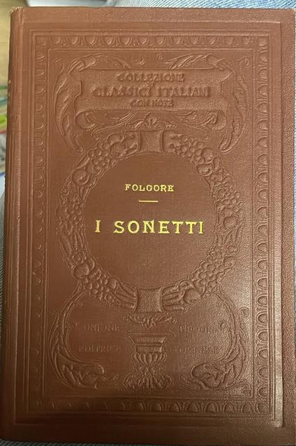 I sonetti - Ferdinando Neri - copertina