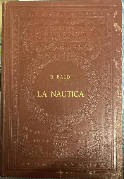 La nautica - Bernardino Baldi - copertina