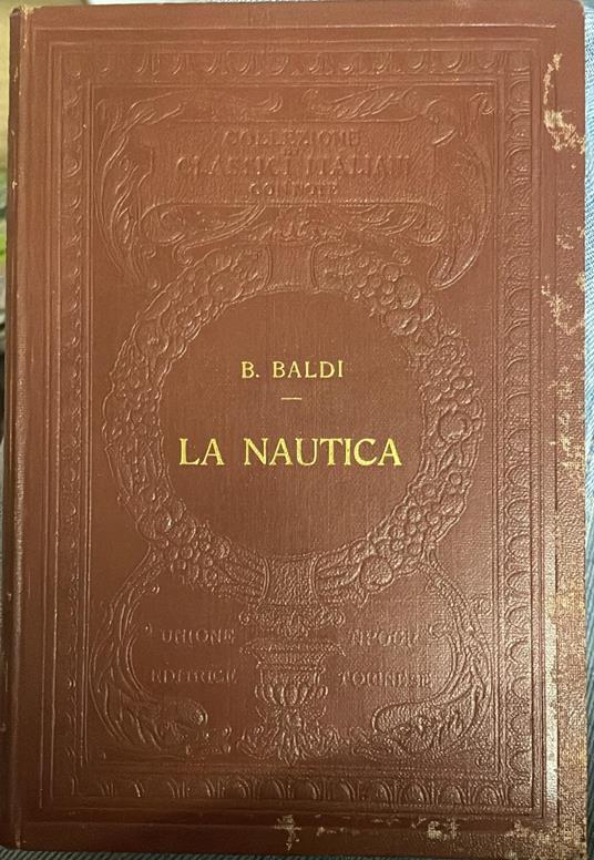 La nautica - Bernardino Baldi - copertina