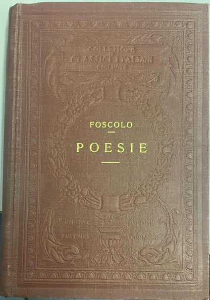 Poesie - Ugo Foscolo - copertina