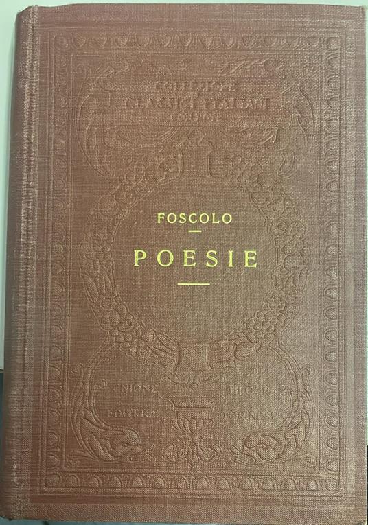 Poesie - Ugo Foscolo - copertina