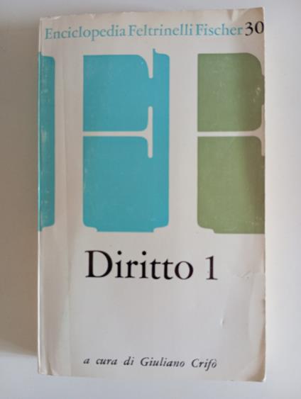 Diritto 1 - Giuliano Crifò - copertina