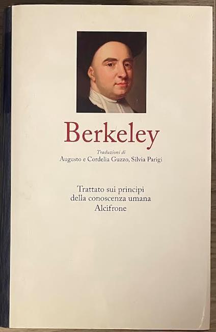 Trattato sui principi della conoscenza umana Alcifrone - George Berkeley - copertina