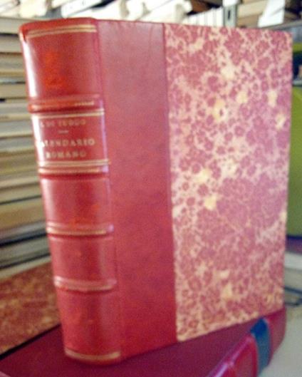 Calendario romano - copertina