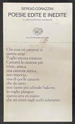 Poesie edite e inedite