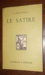 Le Satire - A. Flacco Persio - copertina