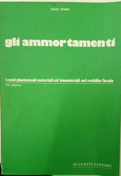 Gli ammortamenti - copertina