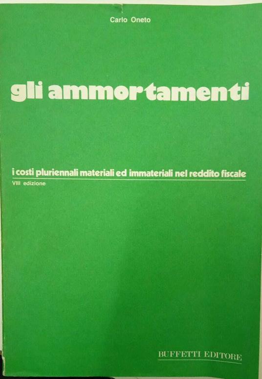 Gli ammortamenti - copertina