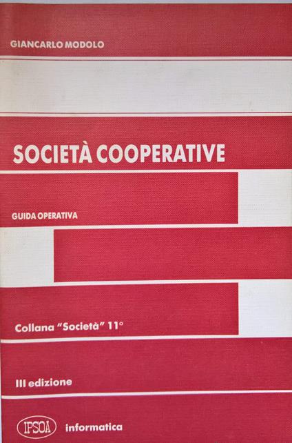 Società cooperative - Giancarlo Modolo - copertina