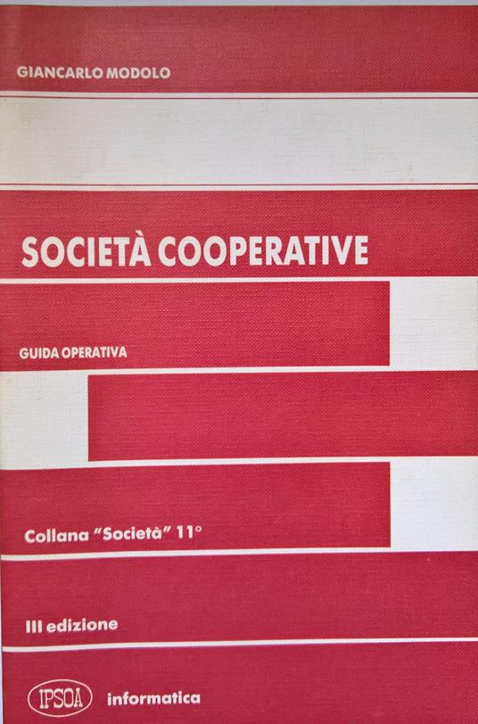 Società cooperative - Giancarlo Modolo - copertina