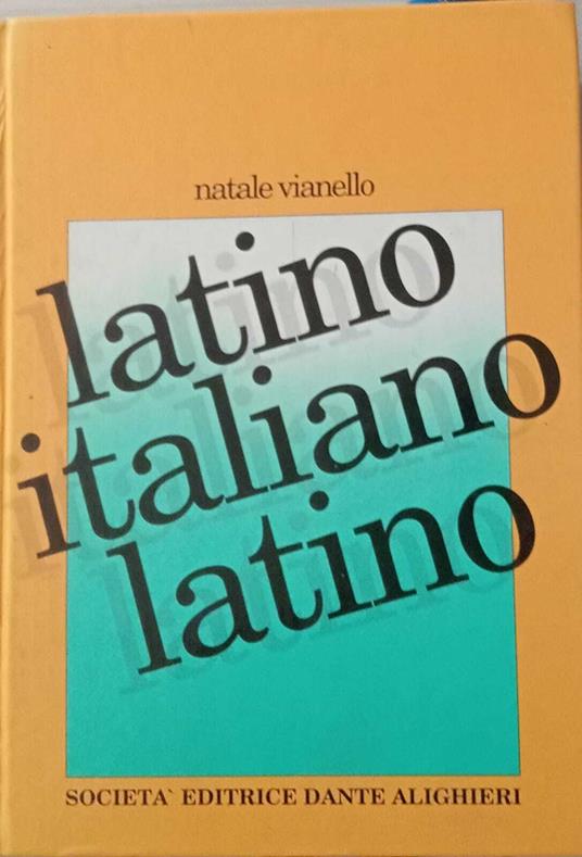 Vocabolario latino-italiano e italiano-latino - copertina