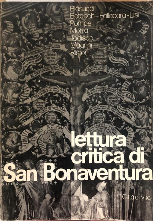 Lettura critica di San Bonaventura. Volume III - copertina