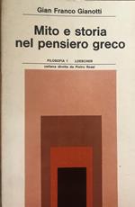 Mito e storia nel pensiero greco