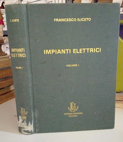 Impianti elettrici - Vol. I° - copertina