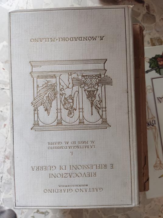 Rievocazioni e riflessioni di guerra I - Gaetano Giardino - copertina