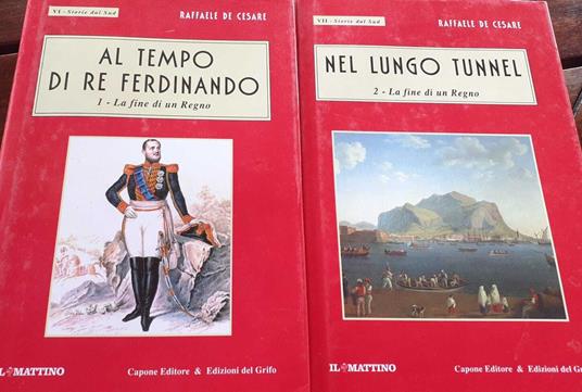 Al tempo di re Ferdinando. Nel lungo tunnel. La fine di un Regno. N.1-2 - Raffaele De Cesare - copertina