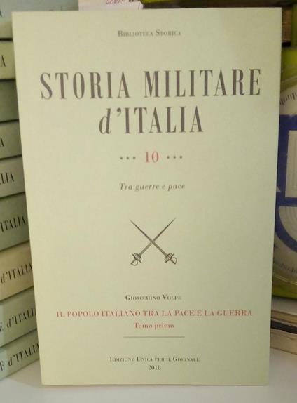 Storia Militare d'Italia. vol. 10, tomo I - copertina