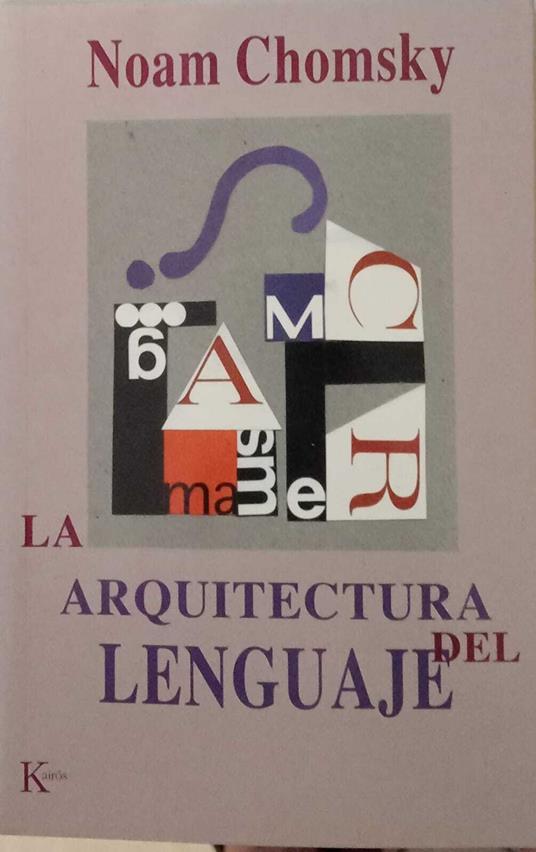 La arquitectura del lenguaje - Noam Chomsky - copertina