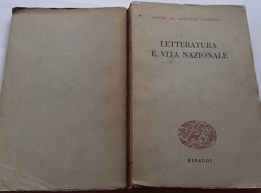 Letteratura e vita nazionale - Antonio Gramsci - copertina