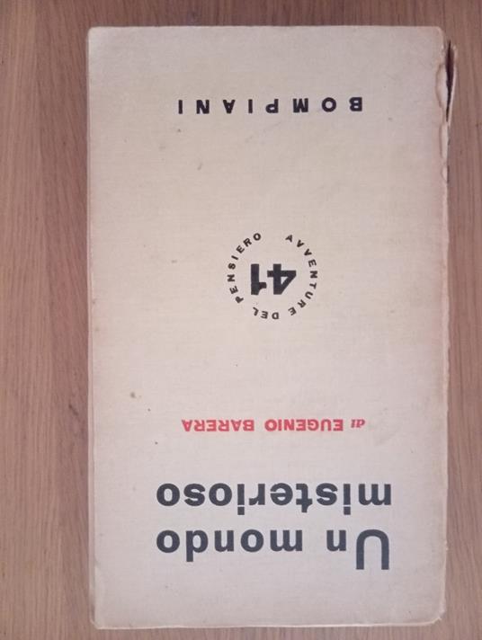 Un mondo misterioso - Eugenio Barera - copertina